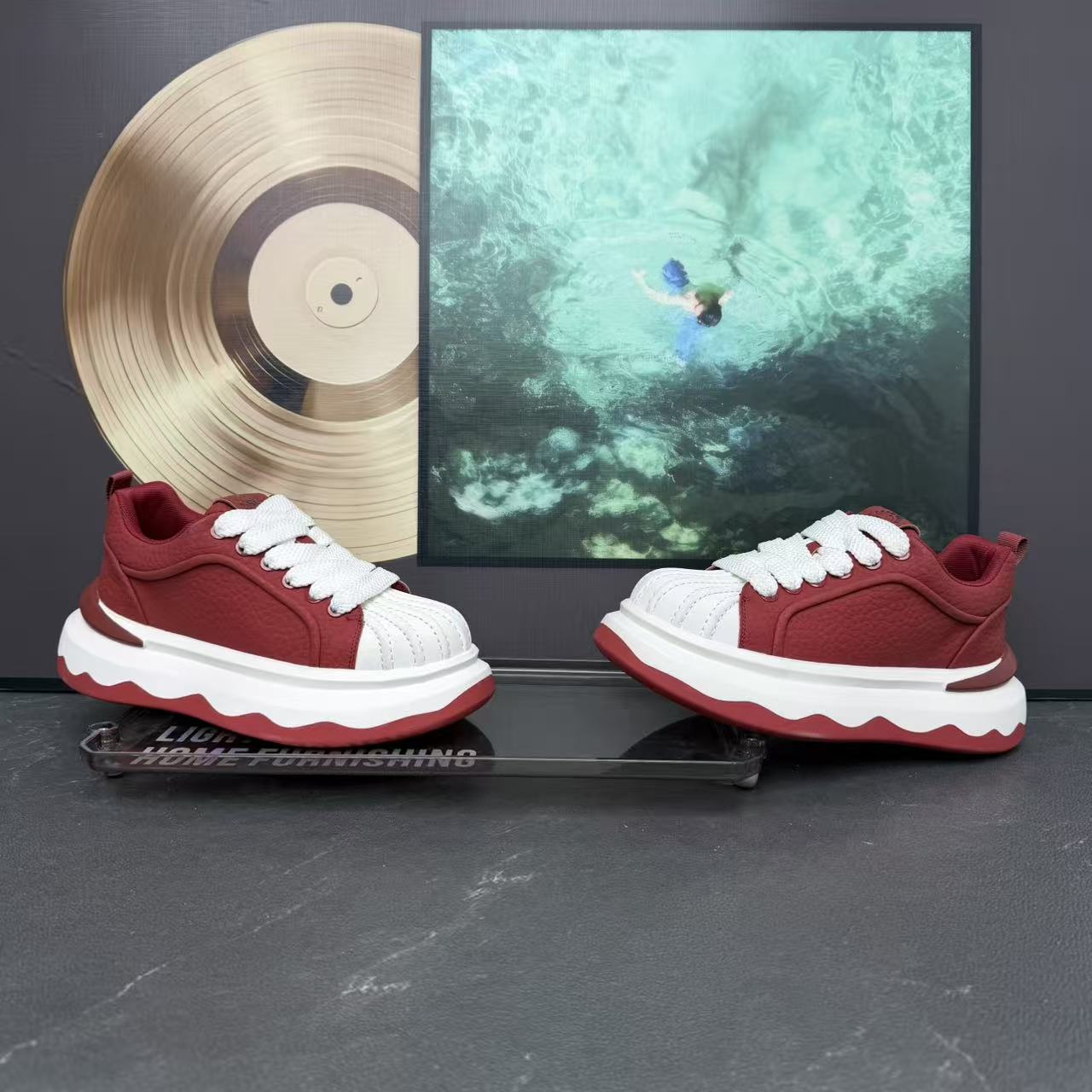 个性百搭增高厚底舒适时尚2025年新款潮流贝壳头经典男士潮鞋板鞋