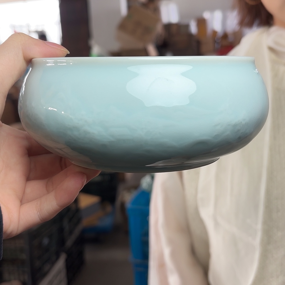 龙泉云间青瓷小米茶器