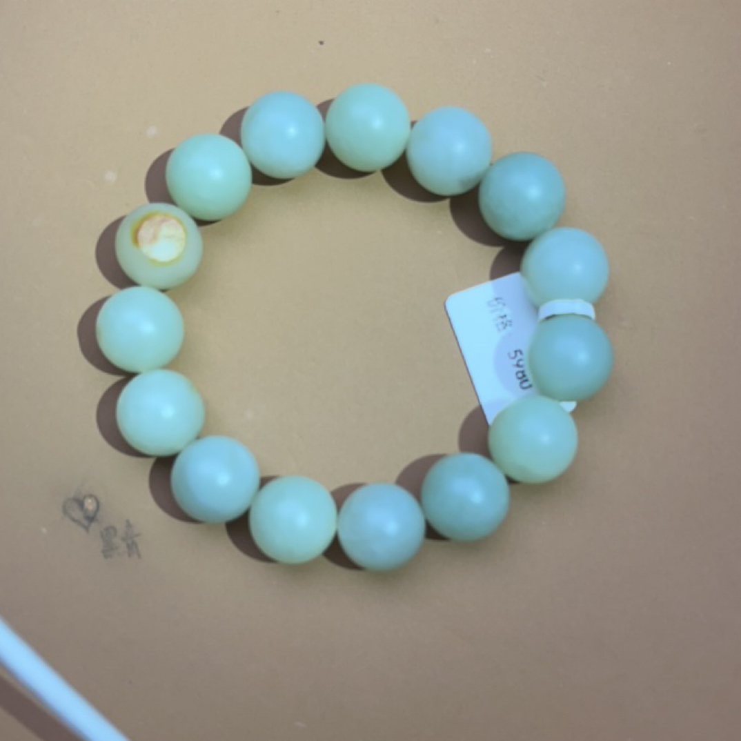 和田玉手串1207d拍一发一