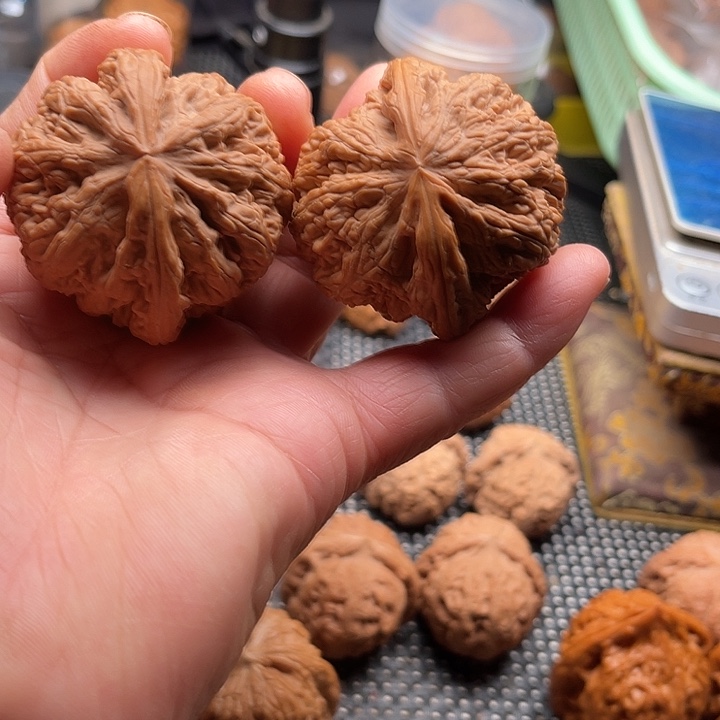 把件桃核大粗筋边50