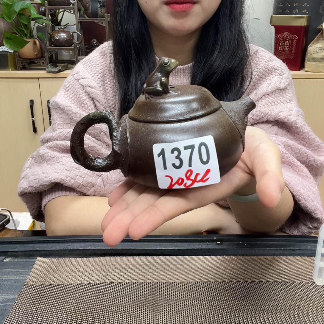 壶籽*1370老韩坭兴陶（0.0）柴烧呱呱壶