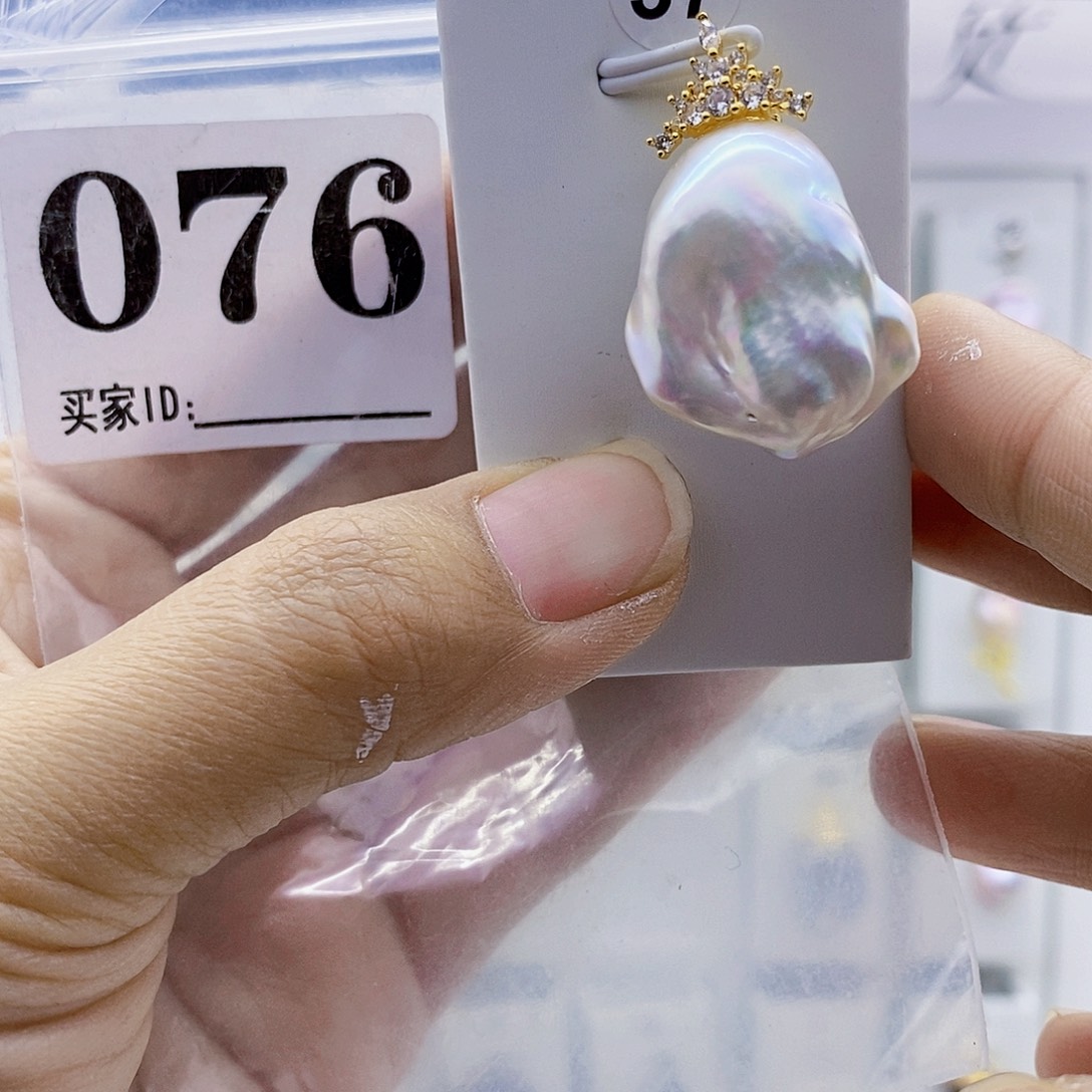 颈饰钛钢淡水珍珠