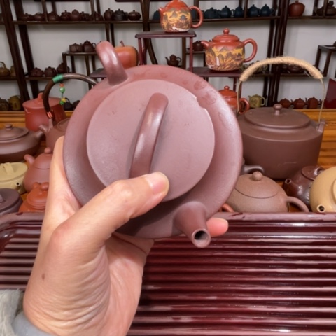 紫砂茶杯宜兴原矿紫砂150c