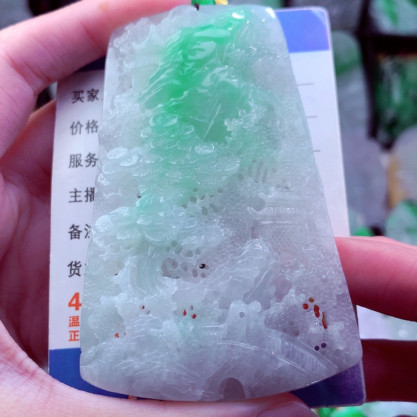 【闪购商品】翡翠颈饰未镶嵌@**跑天然