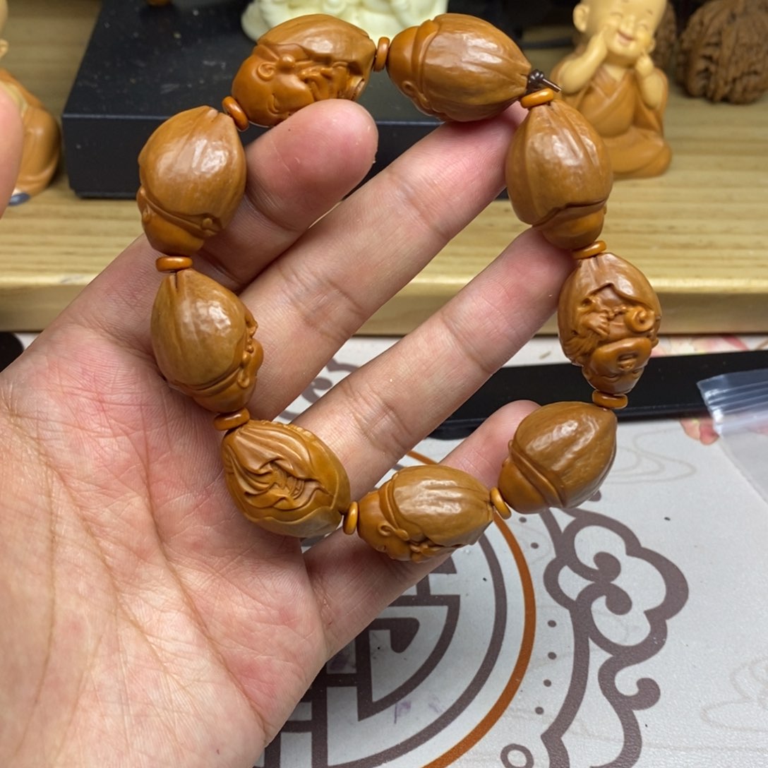 橄榄核手串/手链橄榄核核雕工艺宇