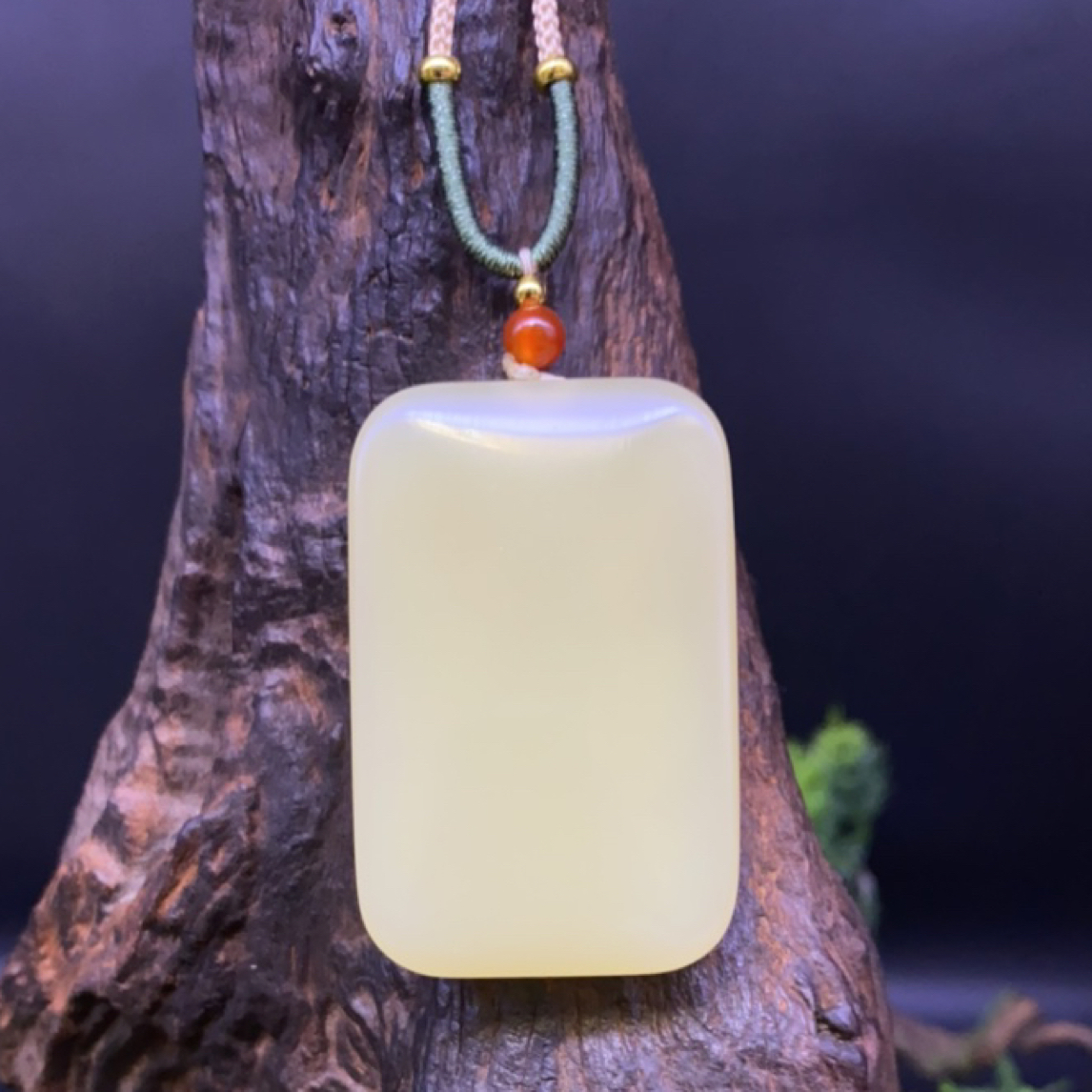 [新店专属137]清黄天然新疆玉石35平安无事牌健康喜乐顺遂礼物