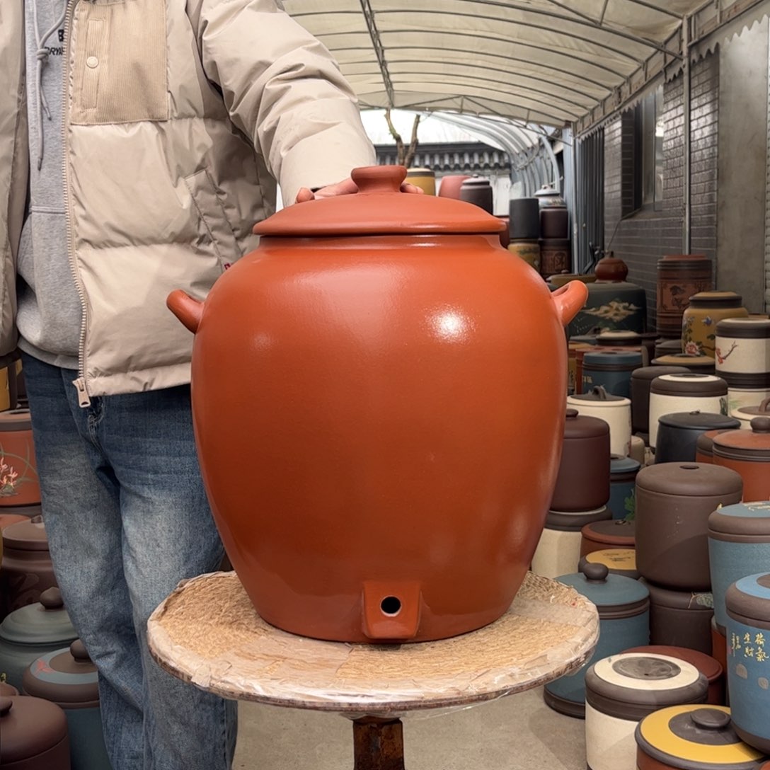 紫砂茶叶罐30龙头款