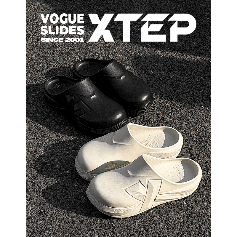 XTEP/特步夏季外穿包头拖时尚休闲潮流防滑防臭拖鞋舒适厚底耐磨商品图
