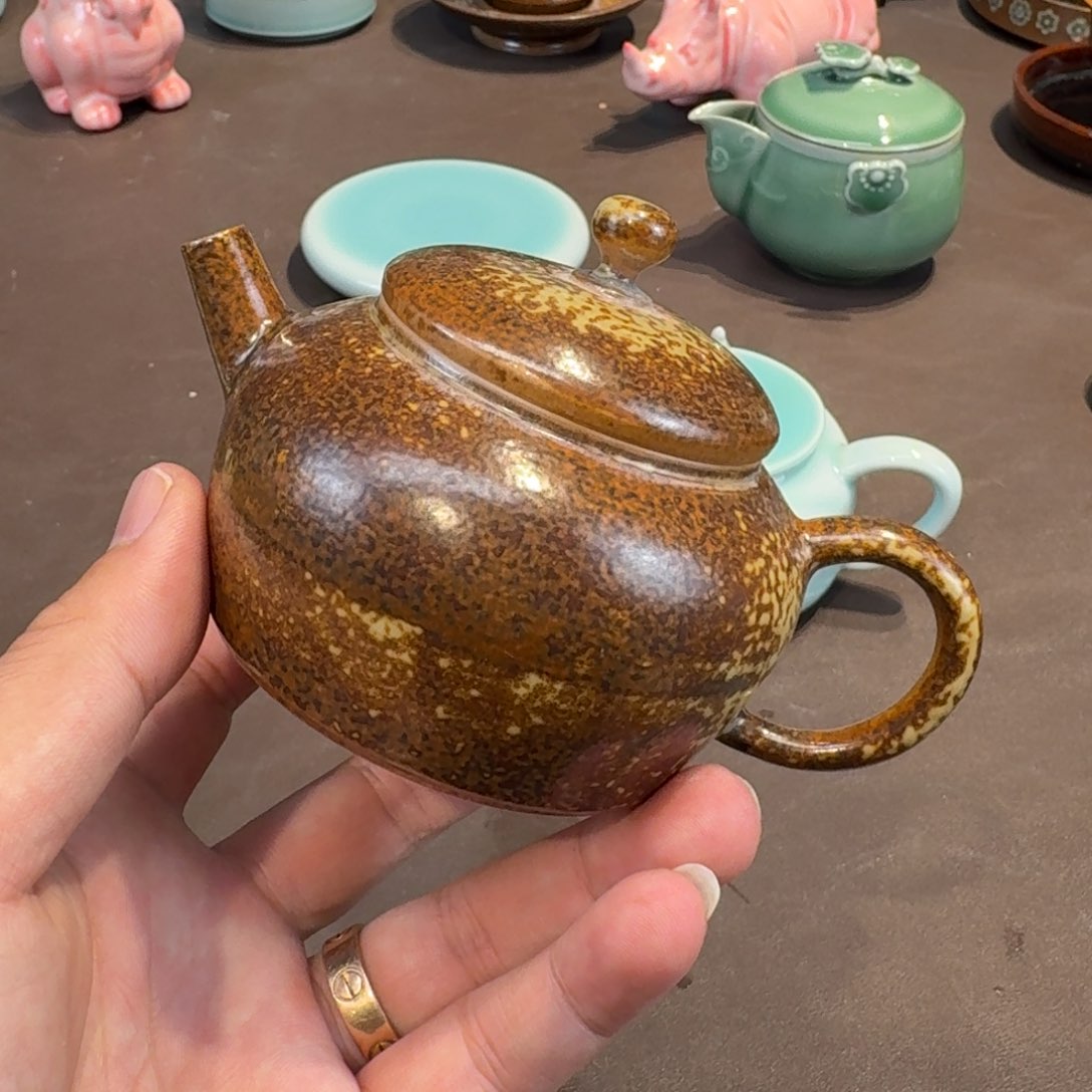 杯龙泉青瓷茶具微瑕