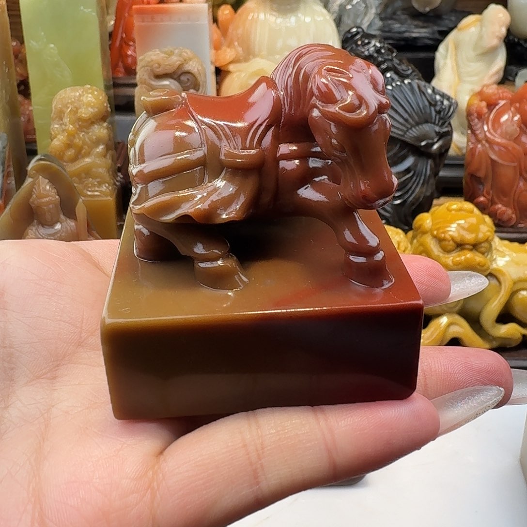 寿山石精品马印章