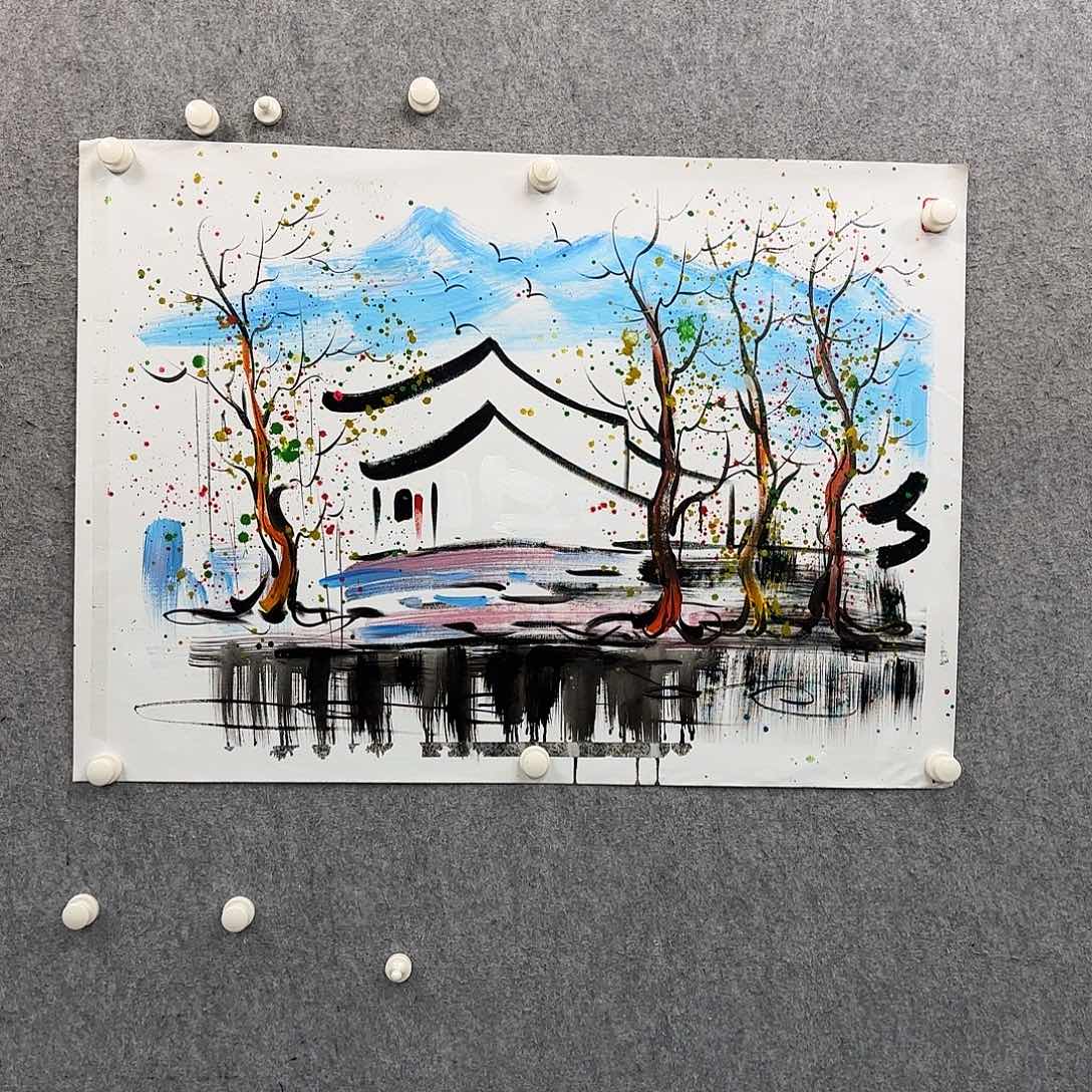 书法作品多次参加