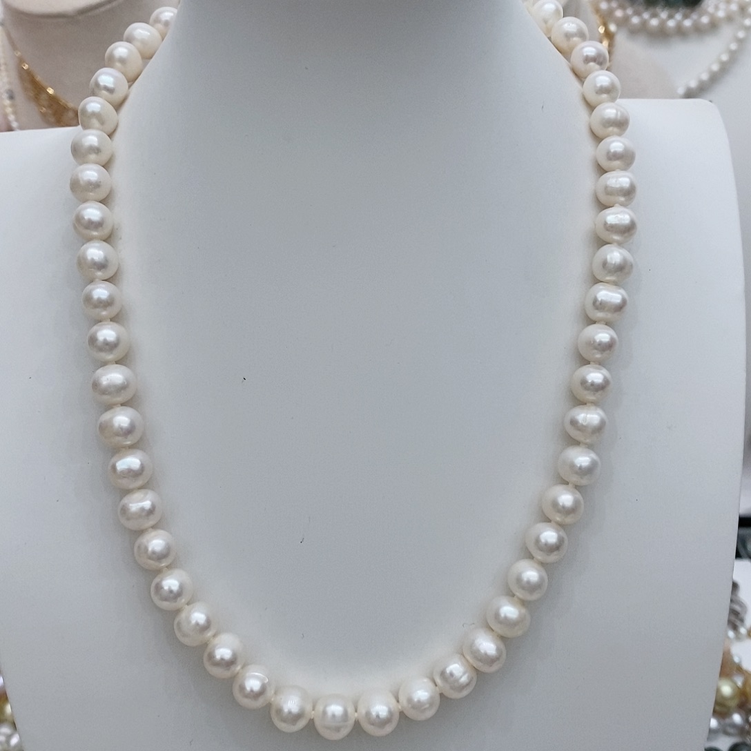 淡水珍珠颈饰未镶嵌无核7-9