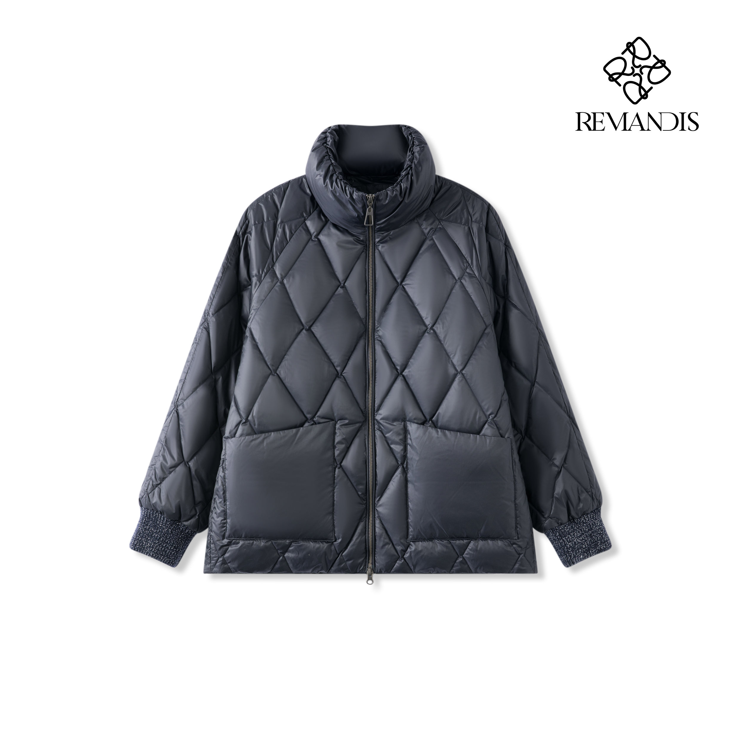 REMANDIS-90白鹅绒短款潮流冬季加厚优等品常规薄款宽松型-3615