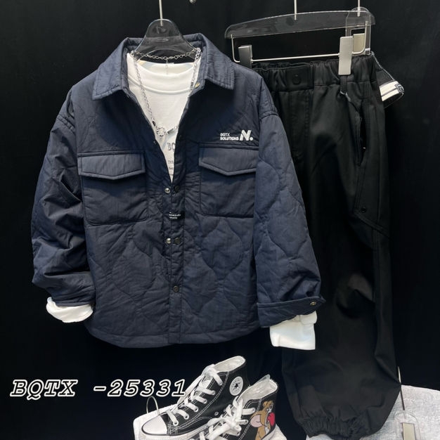 6F10。25331棉衬衫外套冬季童装