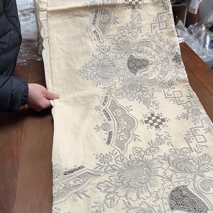 毛绒亚麻棉127-1.7/2.6米椭圆