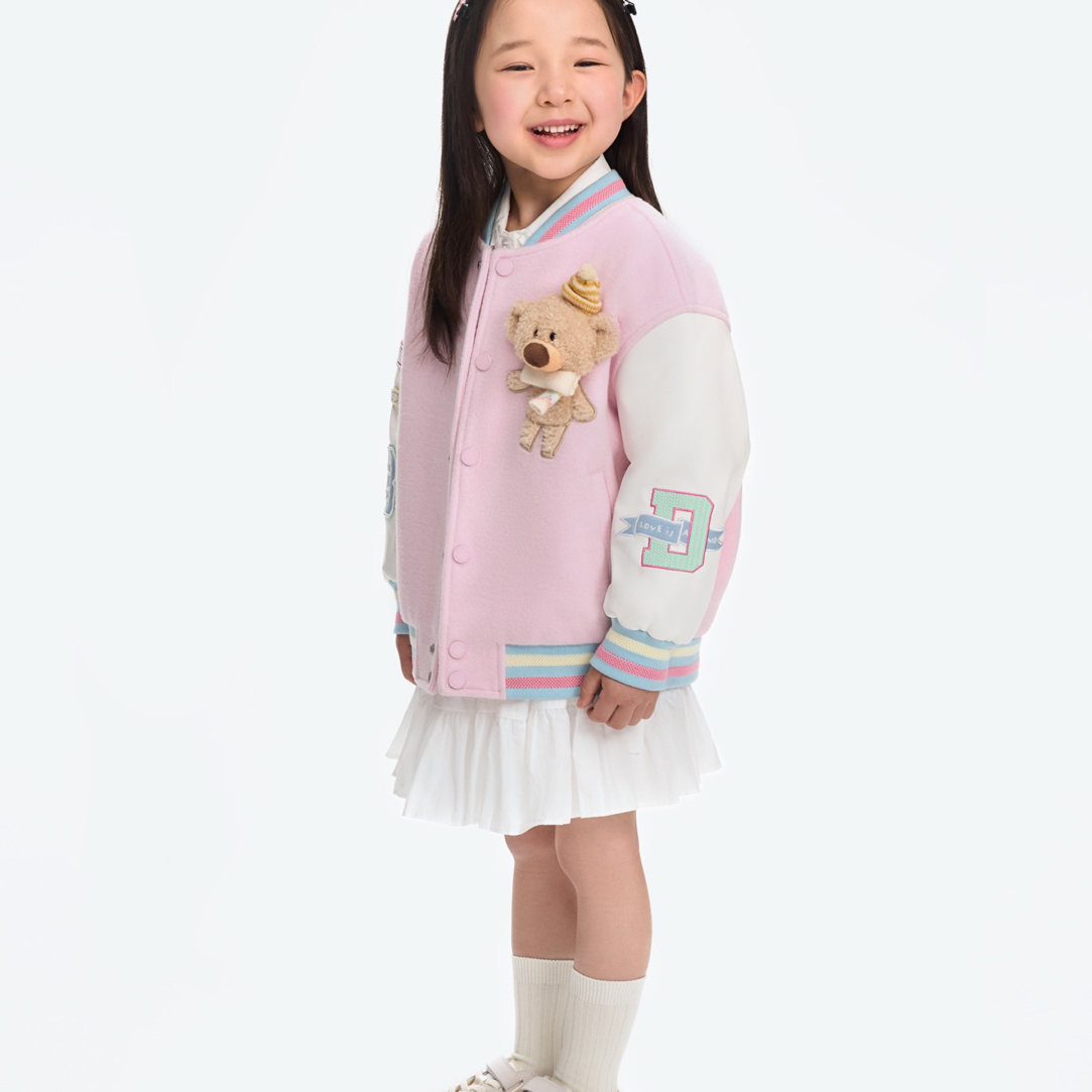 13DE MARZO 2025AW 秋冬 新款 童装 Baby Marzo 系列 撞色棒球服 