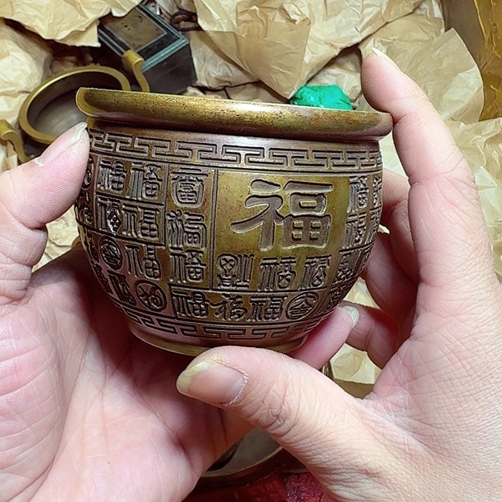 铜器摆件收收藏藏