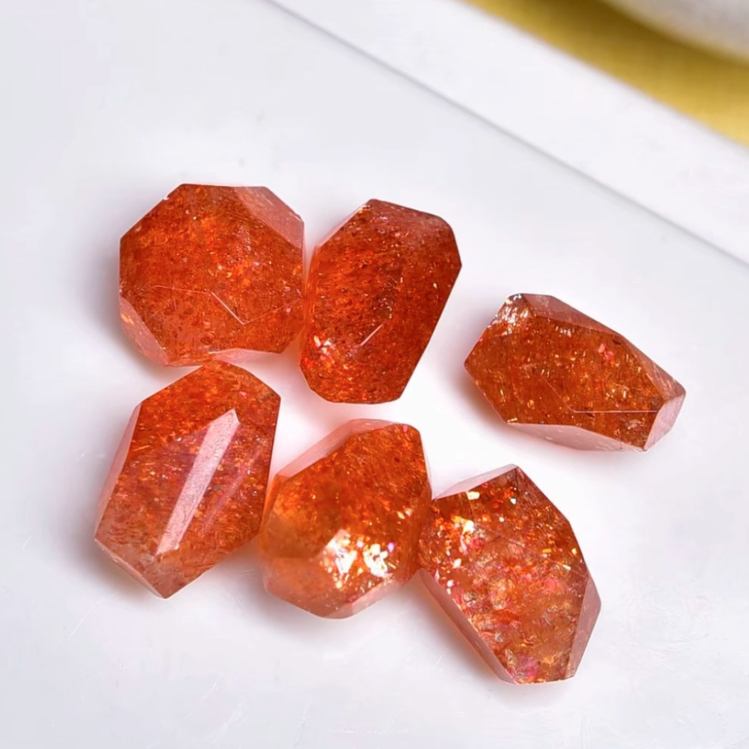 非金属亚克力吊坠 天然金太阳随形原石手链吊坠项链DIY水晶配件