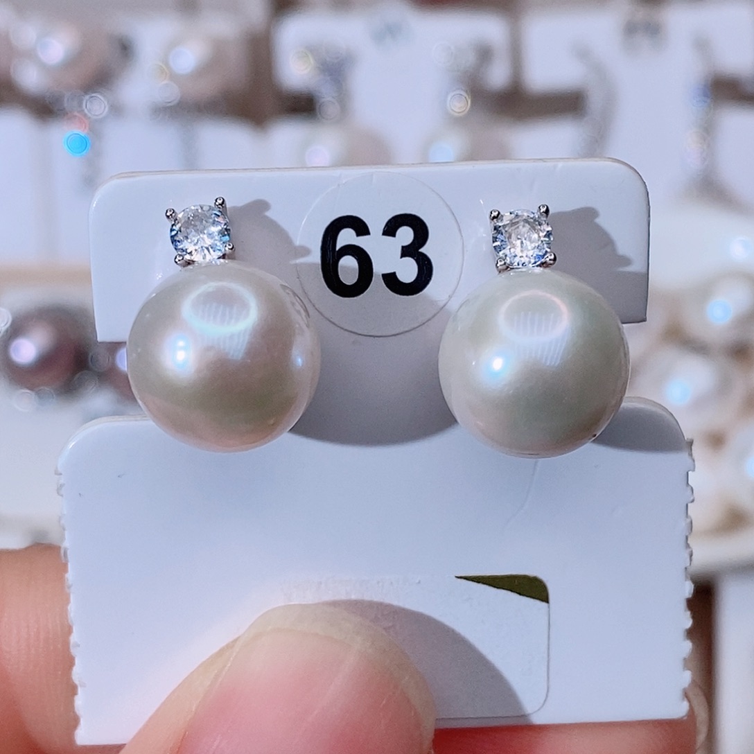 颈饰银S925镶嵌淡水珍珠