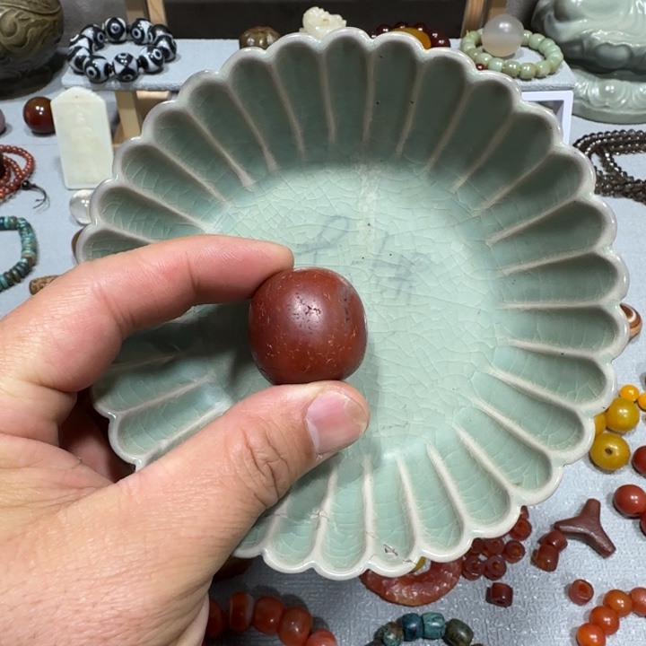 摆件猫****。瓷器摆件手工