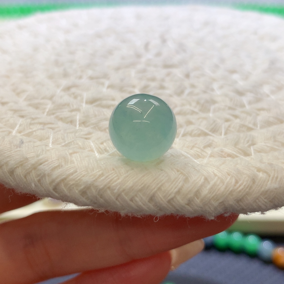 定制翡翠未镶嵌 毛货抛光定制 蓝晴 卡11.8 f