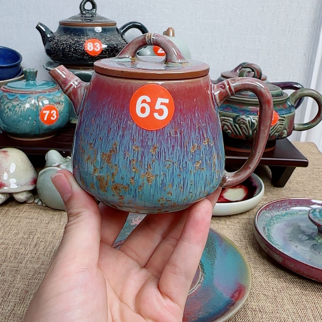 垕瓷甄选竹节壶气碳