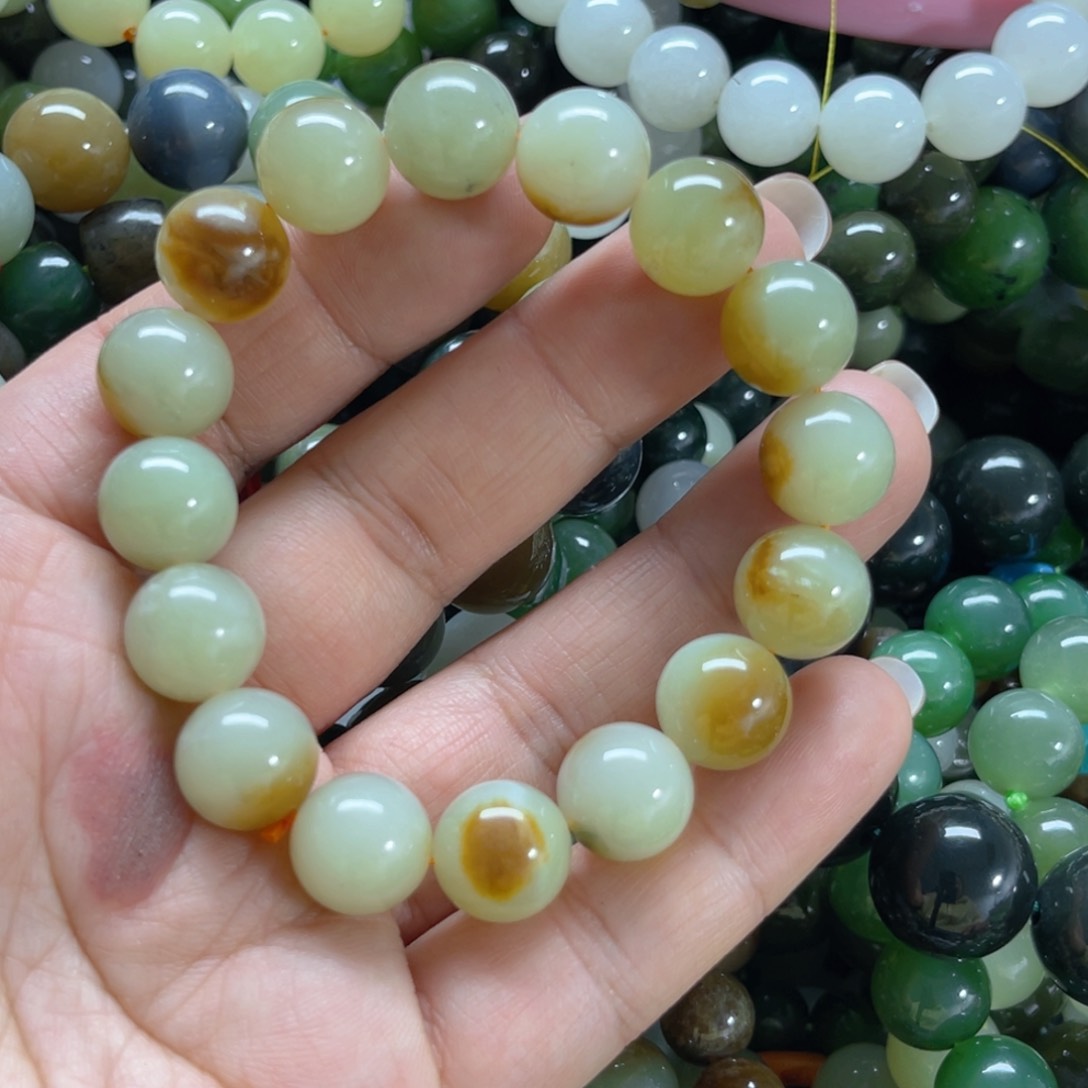 和田玉手链未镶嵌