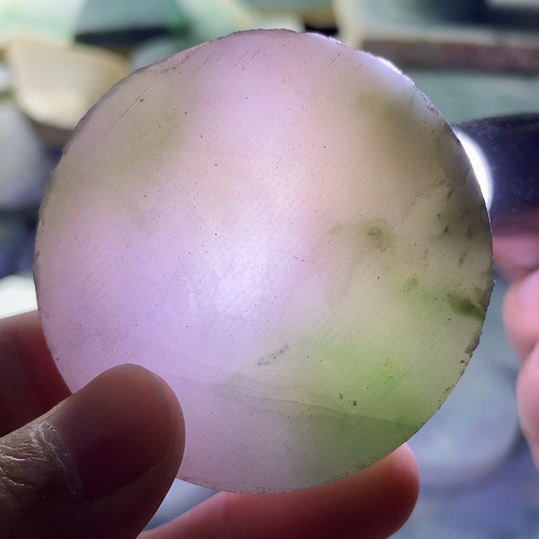 翡翠颈饰未镶嵌毛料106