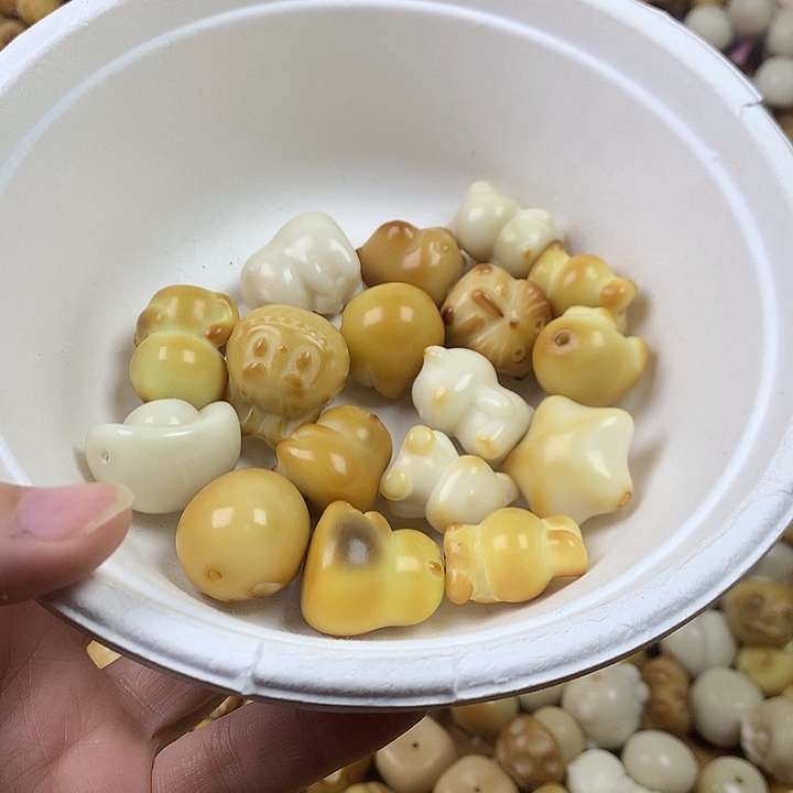 s***晶菩提根/象牙果吊坠象牙果混搭瑕疵17颗 不退不换