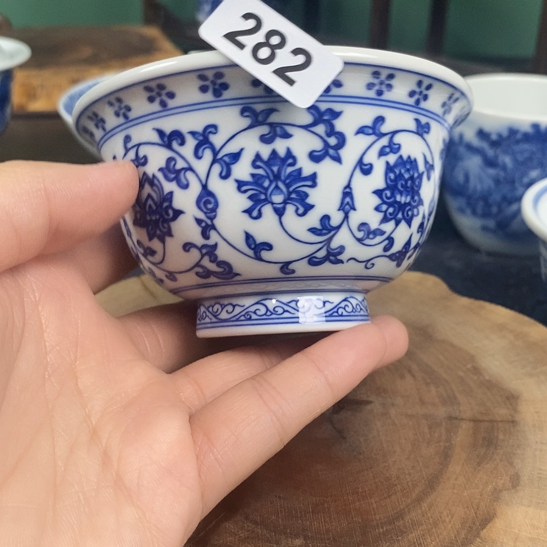 瓷片景德镇手绘青花茶器282