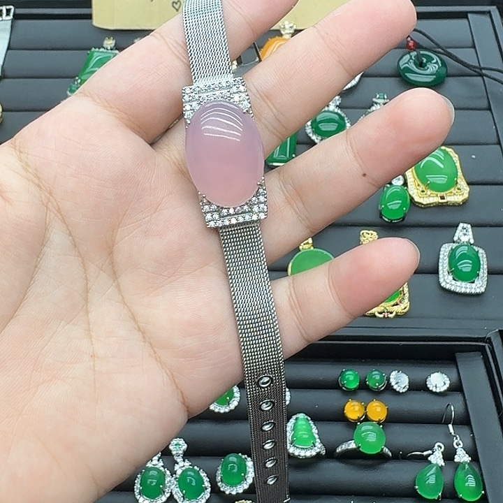 玛瑙/玉髓合金手链