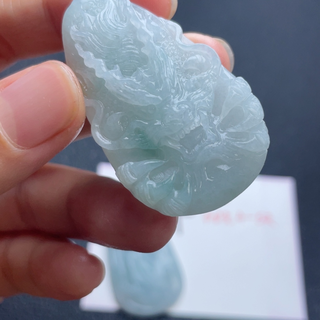 定制翡翠未镶嵌翡翠吊坠
