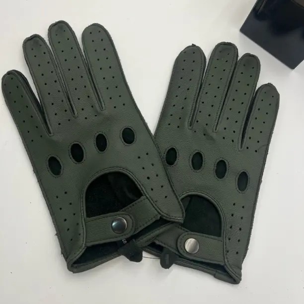 男士真皮单层薄款长指手套春秋季骑行开车耐磨防滑适用