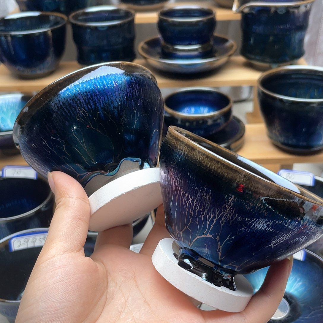 浊***见瓷星辰瑕疵纯手工束口