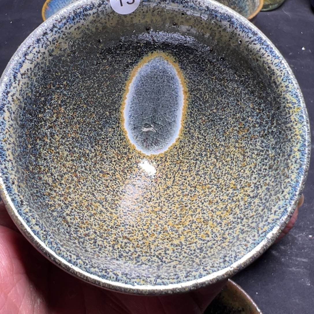 茶盏落灰烧建盏茶器