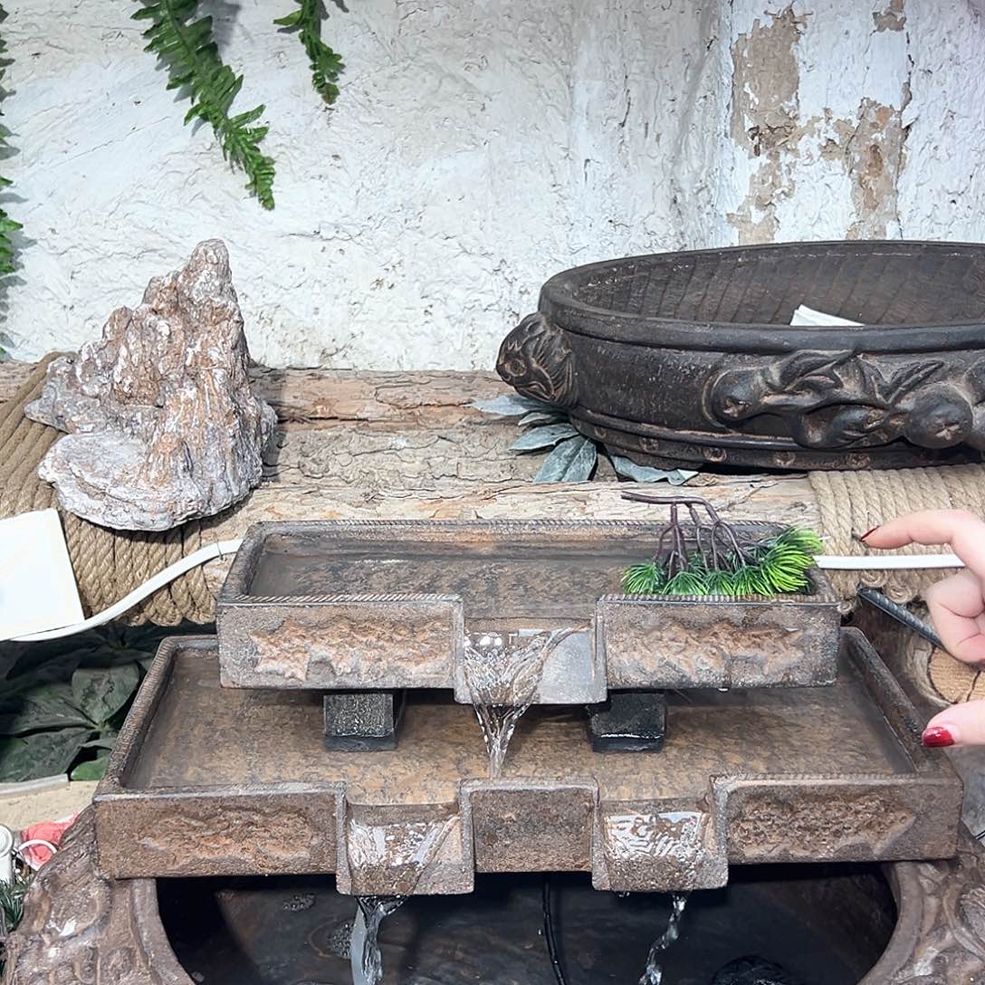 复合两层流水盆一套