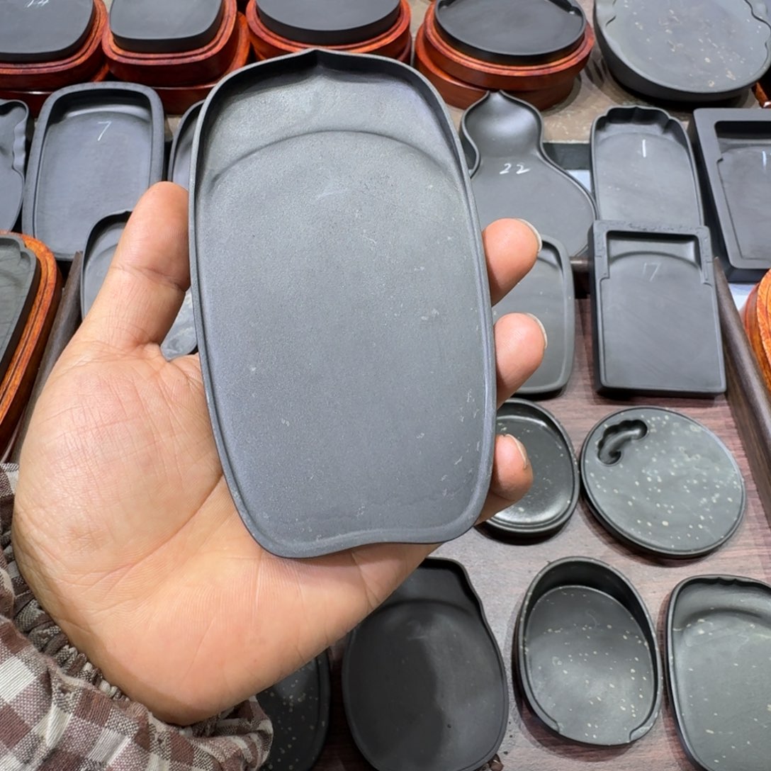 歙砚老坑龙尾砚写经砚