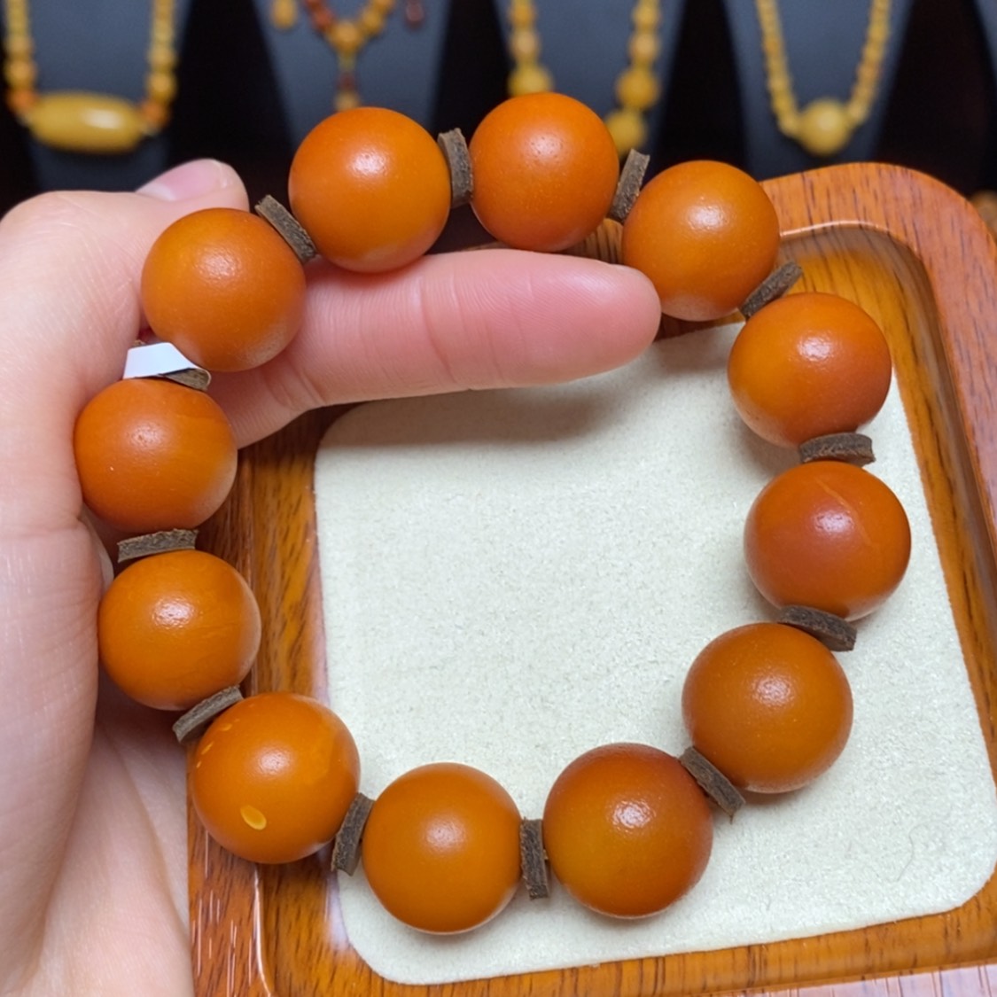 【闪购商品】蜜蜡手链未镶嵌手串