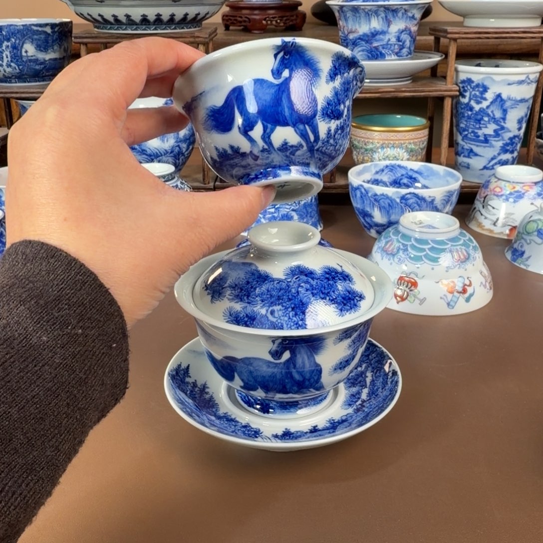 景德镇陶瓷手工手绘