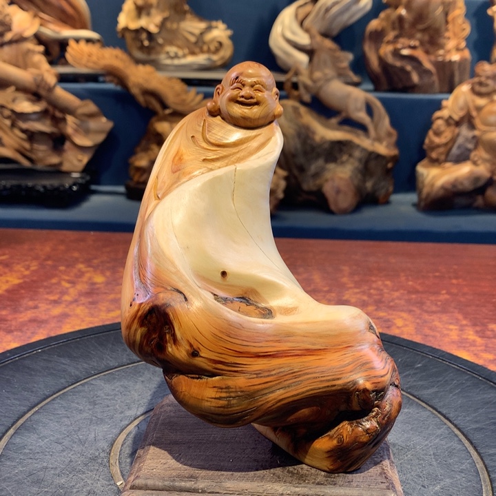 柏木（崖柏）根雕摆件