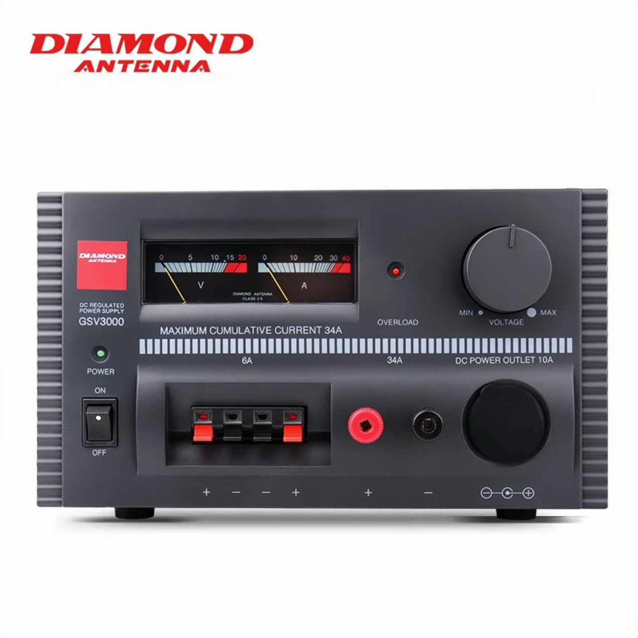 DIAMOND ANTENNA 钻石 GSV3000 车台短波专用线性电源30A 13.8V