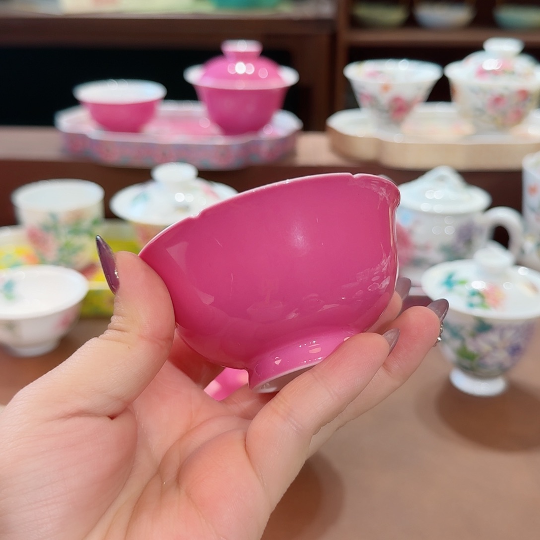 珐琅彩主人杯茶具套装