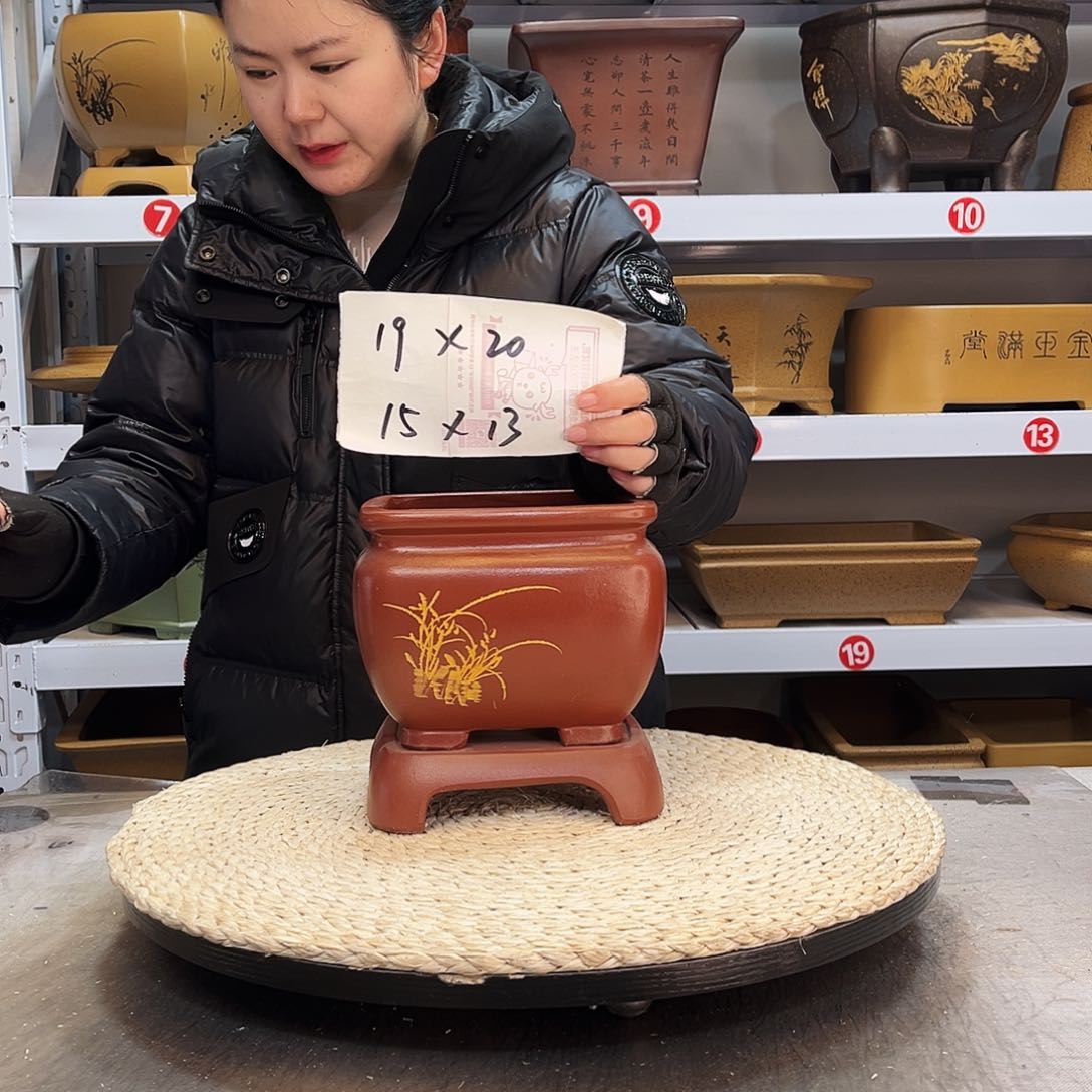 紫砂花盆紫砂花盆