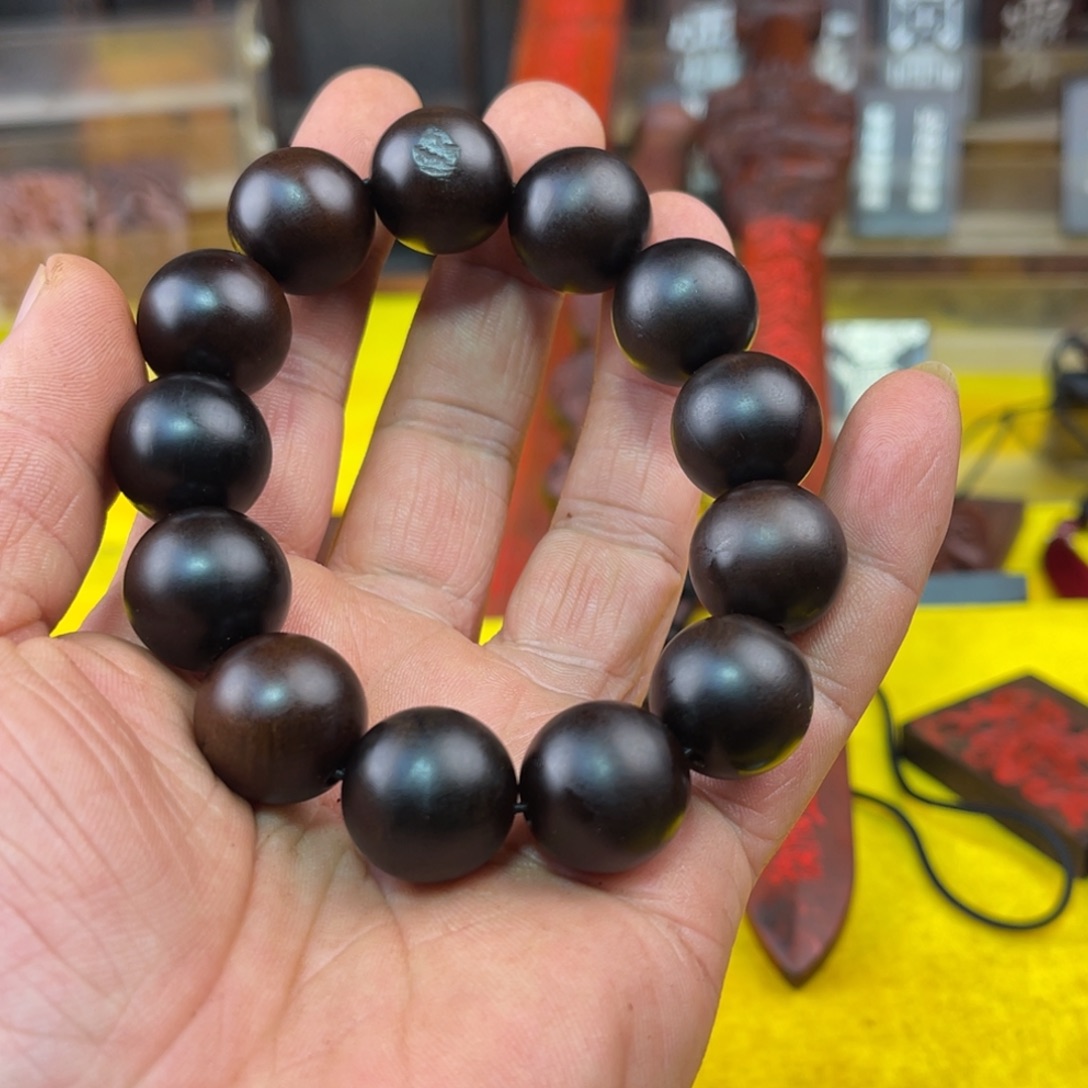 枣木雷击枣木雕刻珠子