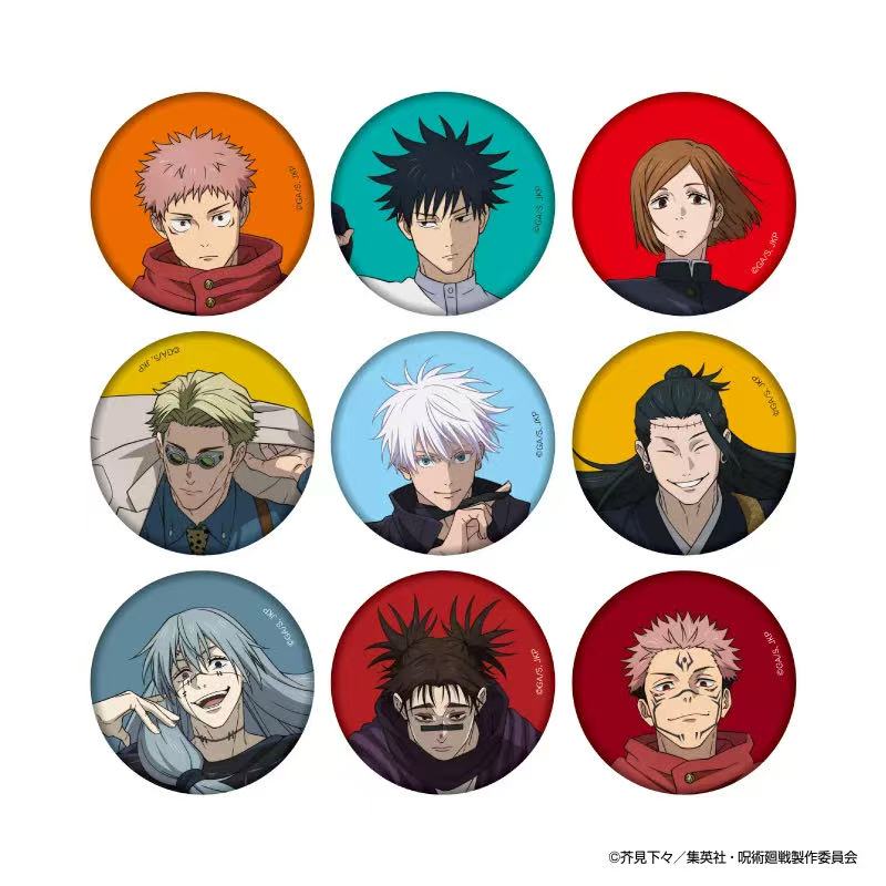 【日谷  默认官瑕】咒术回战咒术展系列吧唧盲盒（代拆）