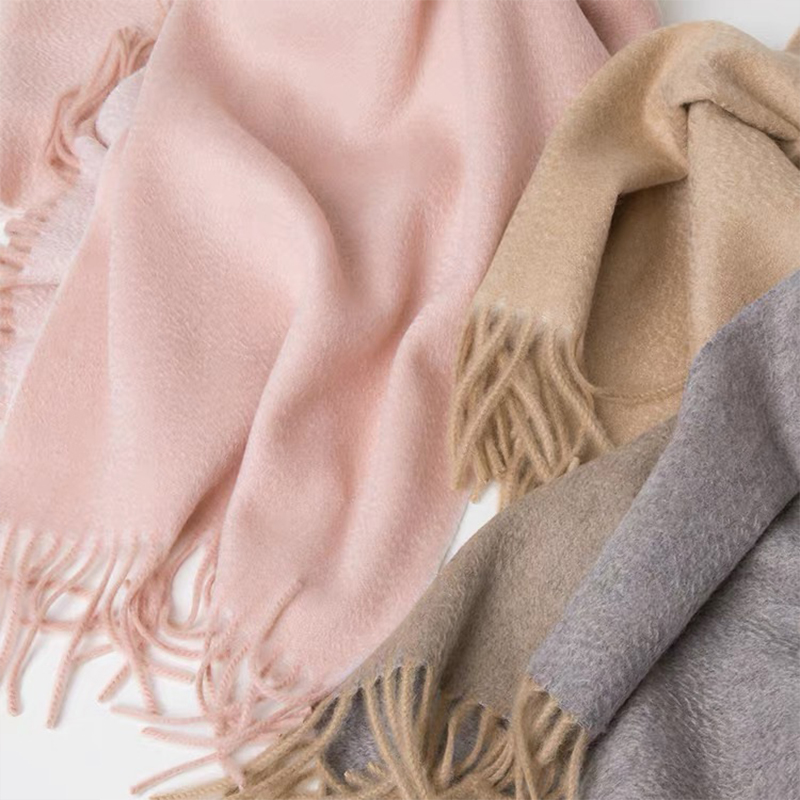 软糯山羊绒围巾保暖百搭披肩（不支持七天无理由）针织秋冬季