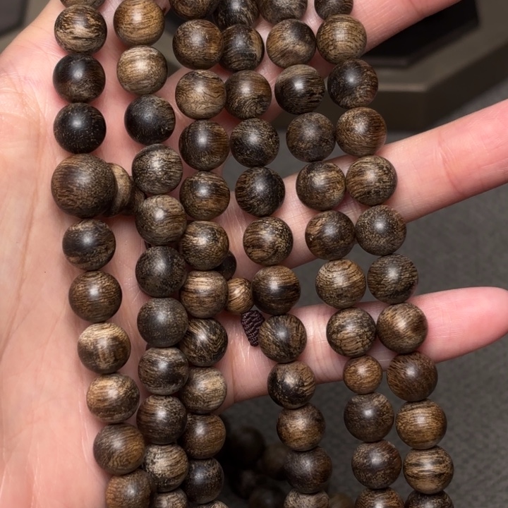 手串沉香越南芽庄白棋楠限量款0.8×108