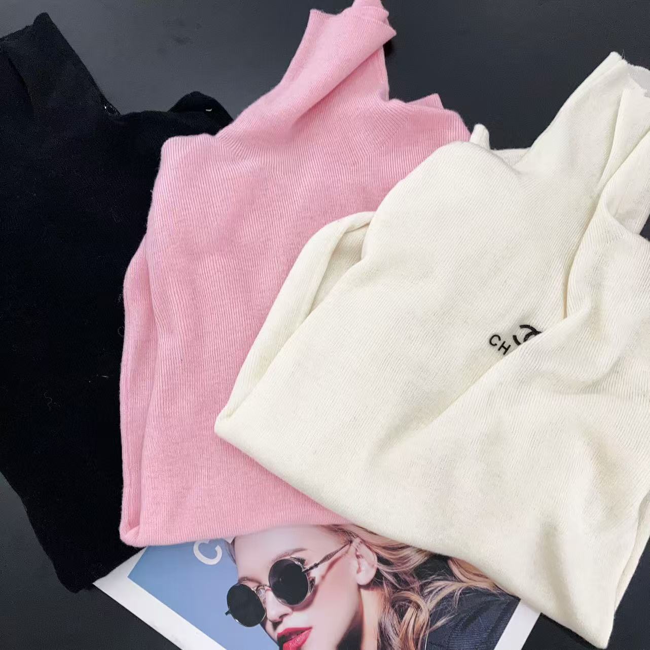 唐琪女装【H905】2024新款香奶奶打底针织衫