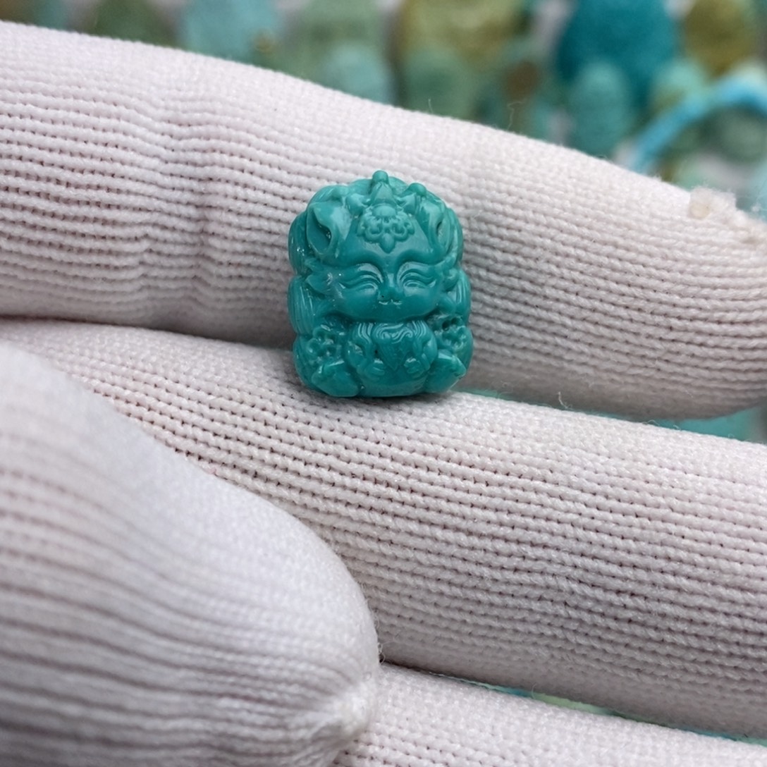 可***灵绿松石未镶嵌绿松石