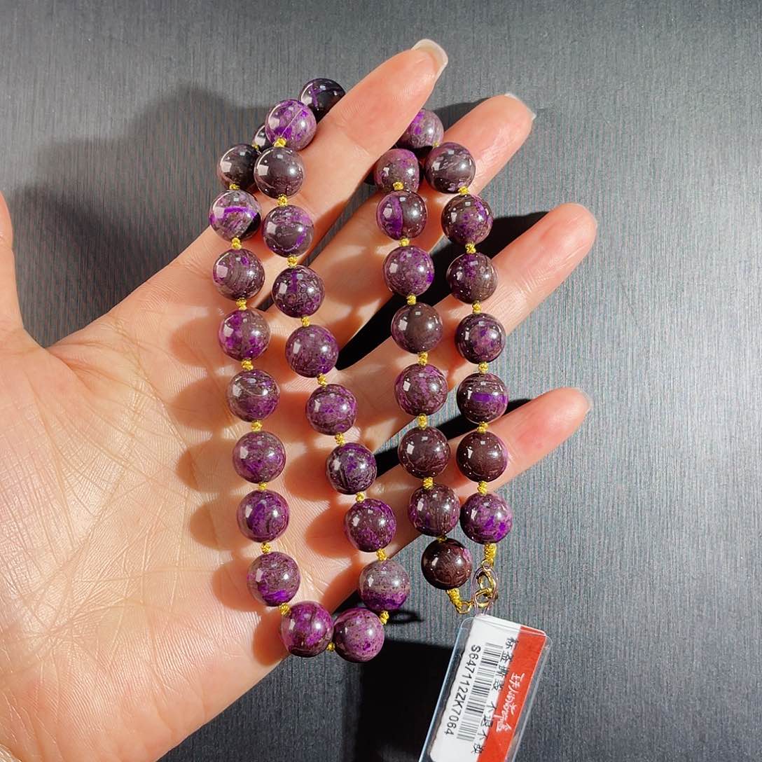 苏纪石（舒俱来）南非舒俱来老矿料项链k金未镶嵌